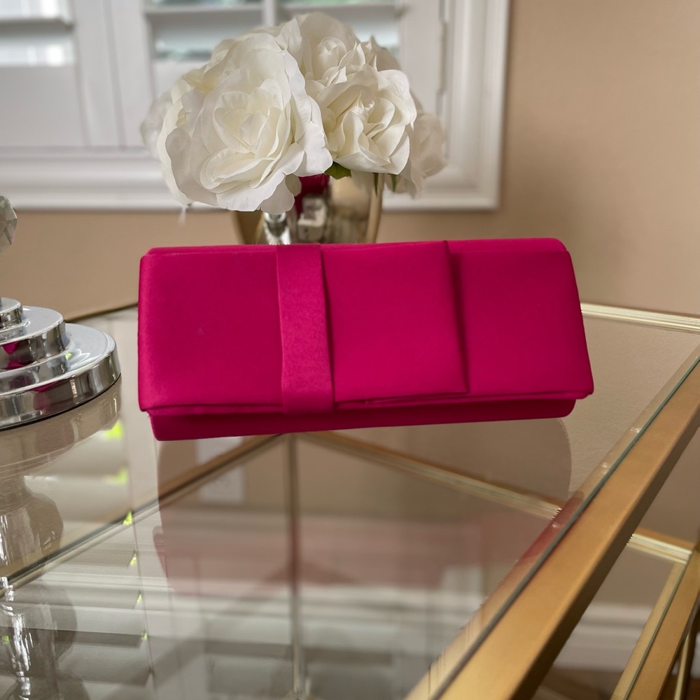 Beautiful Hot Pink Evening Hand Bag